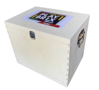 PlayBrix 500 Stück in einer geräumigen Holzkiste