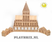 PlayBrix 1000 Stück in einer Holzkiste