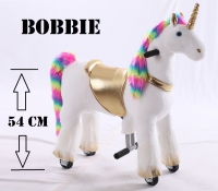 Kids-Horse "Bobbie" Schaukelpferd auf Rolle, Rainbow UniCorn